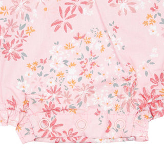 Toshi Baby Romper Athena Blossom - Pink Poppies 