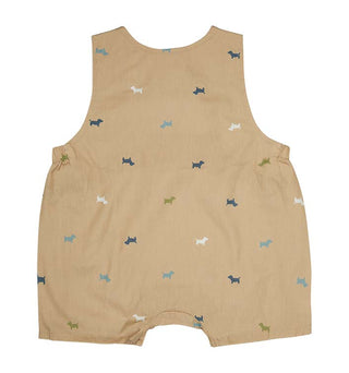 Toshi Baby Romper Nomad Puppy - Pink Poppies 