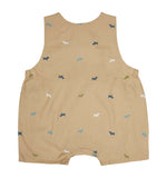 Toshi Baby Romper Nomad Puppy - Pink Poppies 