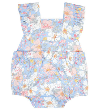 Toshi Baby Romper Yasmin Dusk - Pink Poppies 