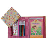 Tiger Tribe Colouring Set Ballet - Pink Poppies 