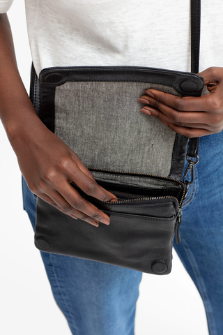 Elk Handbag Innset Black