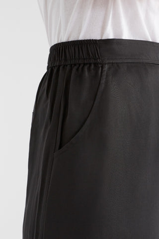 Elk Pant Wide Leg Culotte - Black [sz:size 12]