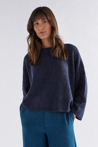 Elk Sweater Agna - Steel Blue [sz:xs / Small]