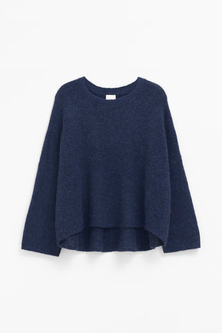 Elk Sweater Agna - Steel Blue [sz:xs / Small]