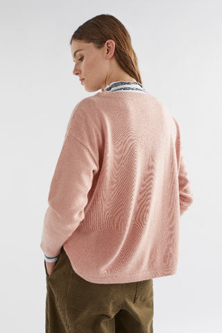 Elk Sweater Kjosa Peach - Pink Poppies 