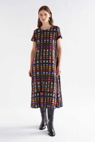 Elk Dress Haki Tessela Print [sz:size 12]