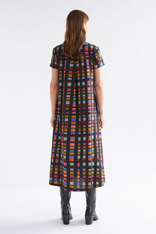 Elk Dress Haki Tessela Print [sz:size 12]