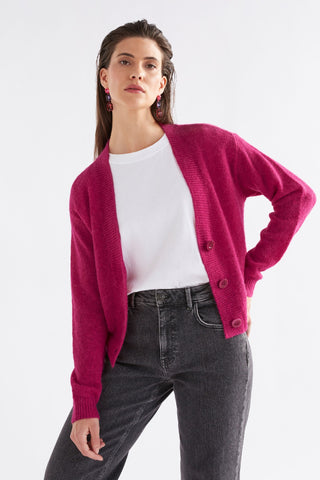 Elk Cardigan Daaru - Bright Pink [sz:s/m]