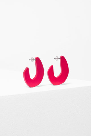 Elk Earrings Riiva [cl:hot Pink]