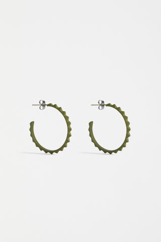 Elk Earrings Hoop Aska [cl:pink Salt]