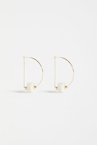 Elk Earrings Kivi Hoop [cl:gunmetal]