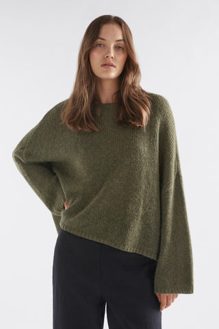Elk Sweater Agna - Dark Olive [sz:xs / Small]