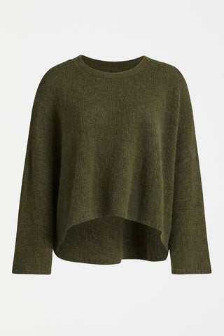Elk Sweater Agna - Dark Olive [sz:xs / Small]