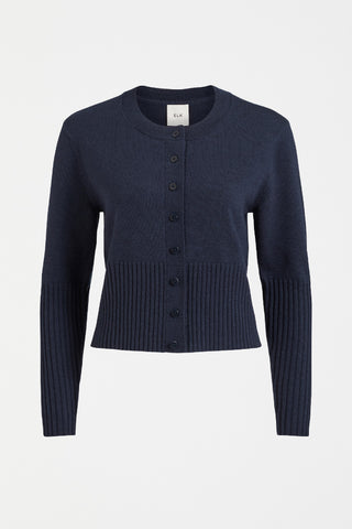 Elk Cardigan Finby Navy [sz:small / Medium]