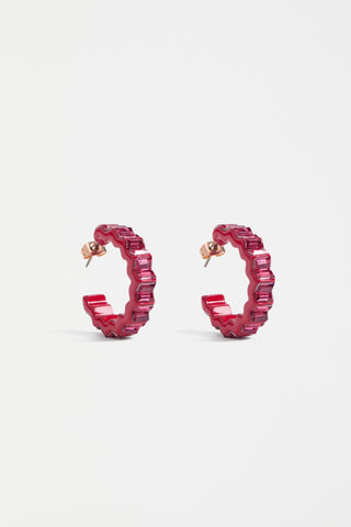 Elk Earrings Jolle Hoop - Blush Pink