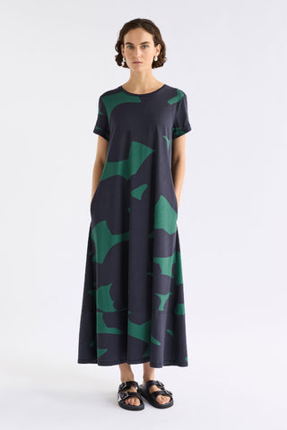 Elk Dress Haki - Teal Terra [sz:size 12]
