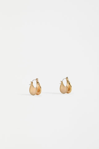 Elk Earrings Apenn Small Hoop - Gold