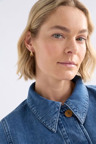 Elk Earrings Apenn Small Hoop - Gold - Earrings