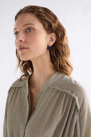 Elk Earrings Elta Mini Hoop - Steel Blue - Earrings