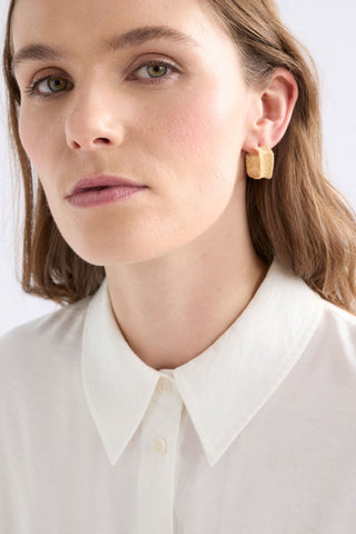 Elk Earrings Detta Hoop - Gold