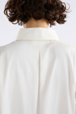 Elk Eiren Relaxed Shirt - White & Lilac Blue | Pink Poppies