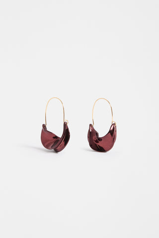 Elk Earrings Siita Hoop - Espresso 
