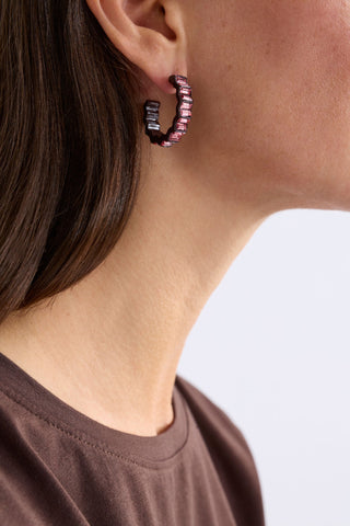 Elk Earrings Jolle Hoop - Espresso