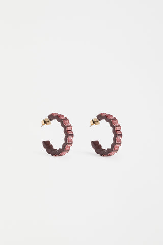 Elk Earrings Jolle Hoop - Espresso