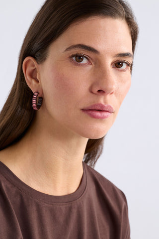 Elk Earrings Jolle Hoop - Espresso