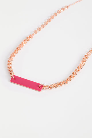 Elk Necklace Gressen - Geranium