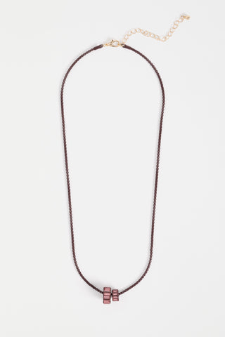 Elk Necklace Jolle Pendant - Espresso