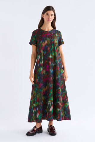 Elk Haki Dress - Jord Print [sz:size 16]