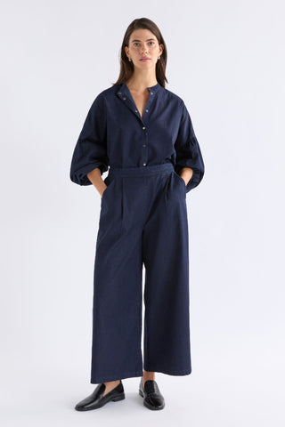 Elk Albez Shirt - Blue Denim [sz:size 12]