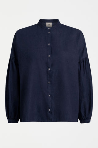 Elk Albez Shirt - Blue Denim [sz:size 12]