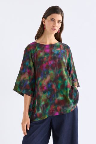 Elk Geden Top - Jord Print [sz:size 12]