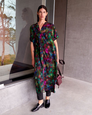 Elk Malo Shirt Dress - Jord Print [sz:large / Xl]