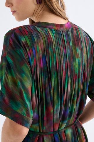 Elk Malo Shirt Dress - Jord Print [sz:large / Xl]