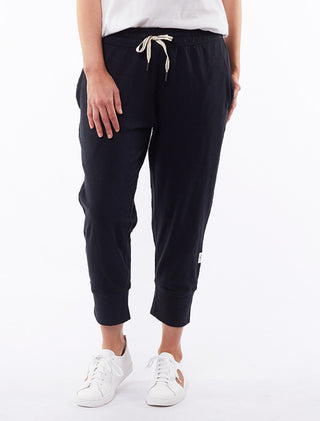 Elm Pant Brunch Black - Pink Poppies 