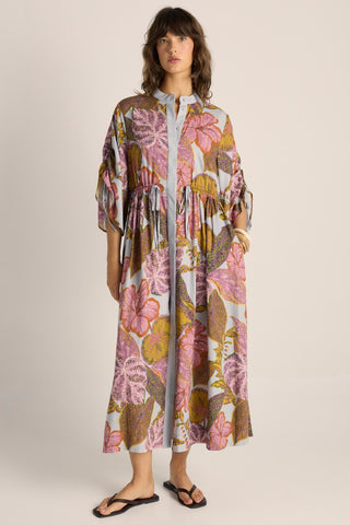 Fate & Becker Botanica Dress - Leaf Print [sz:size 12]