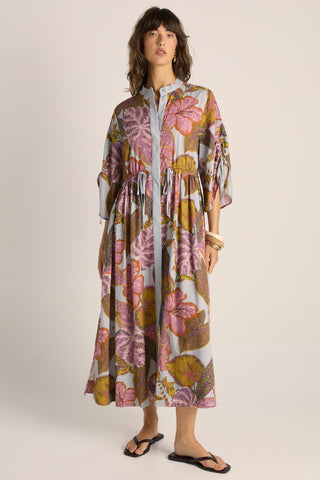 Fate & Becker Botanica Dress - Leaf Print [sz:size 12]