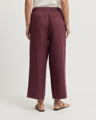 Yarra Trail Tirari Pintuck Pant - Raisin [sz:size 14]