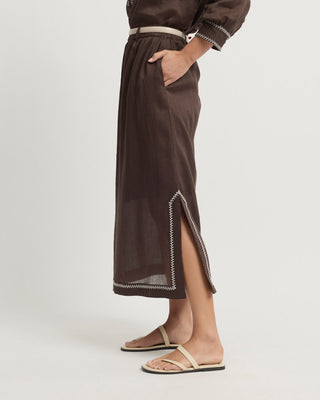 Yarra Trail Grace Skirt - Coco [sz:size 8]