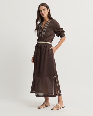 Yarra Trail Grace Skirt - Coco [sz:size 8]