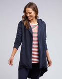 Elm Cardi Compusure Navy - Pink Poppies 