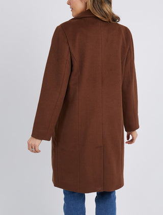 Elm Coat Tamsin Chocolate [sz:small]