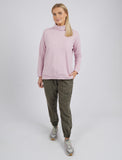 Elm Avery Roll Neck Heather - Pink Poppies 
