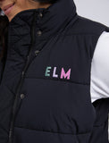 Elm Vest Puffer Core Black [sz:small]