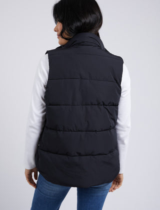 Elm Vest Puffer Core Black [sz:small]