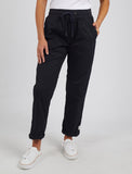 Elm Jogger Pant Carrie Black - Pink Poppies 